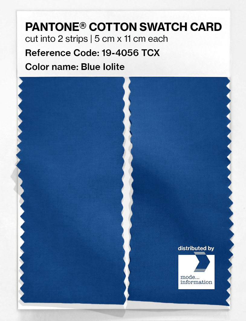 Artikelbild 2 des Artikels “PANTONE® COTTON SWATCH CARD 19-4056 TCX Blue Iolite “