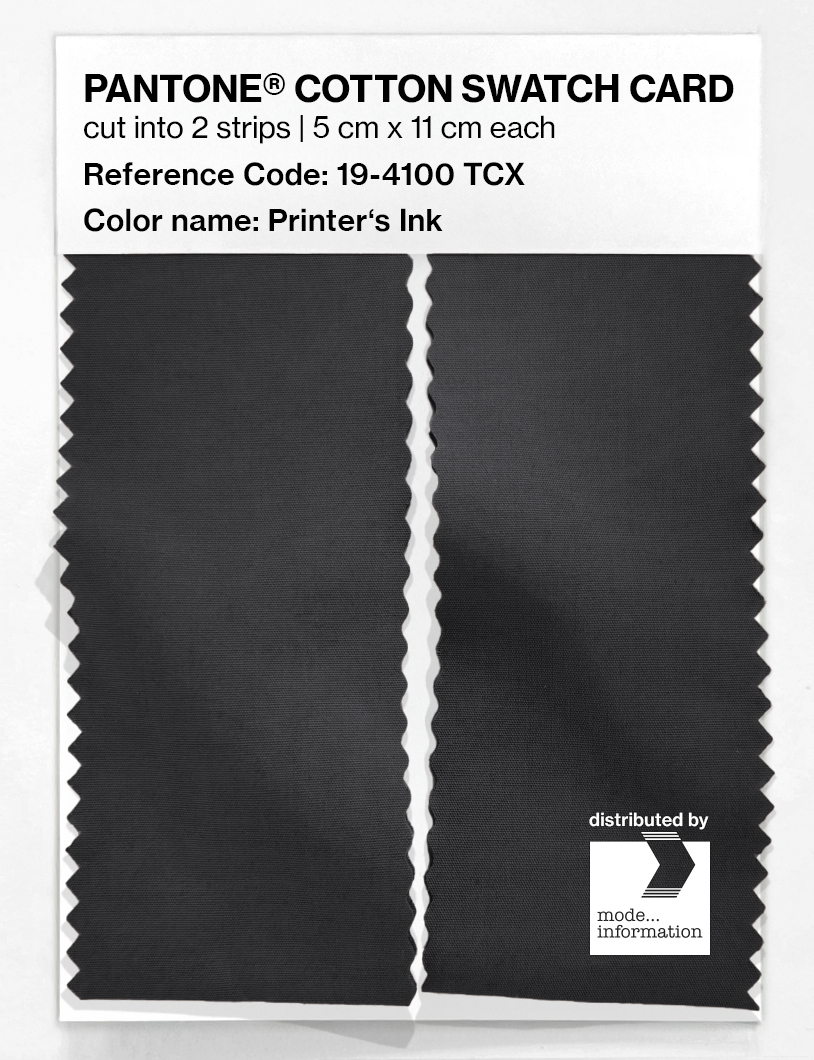 Artikelbild 2 des Artikels “PANTONE® COTTON SWATCH CARD 19-4100 TCX Printer's Ink “