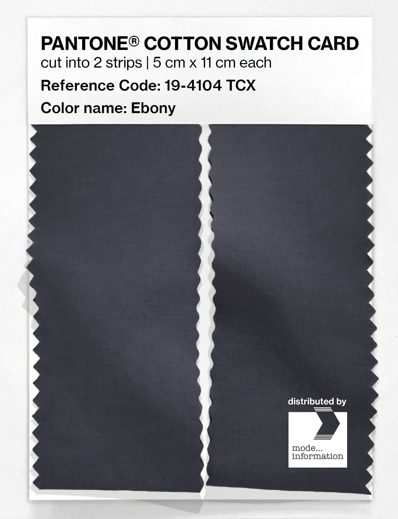 Artikelbild 2 des Artikels “PANTONE® COTTON SWATCH CARD 19-4104 TCX Ebony “