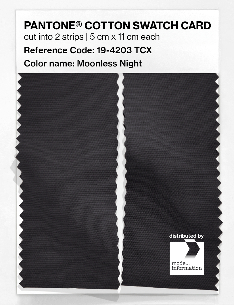 Artikelbild 2 des Artikels “PANTONE® COTTON SWATCH CARD 19-4203 TCX Moonless Night “