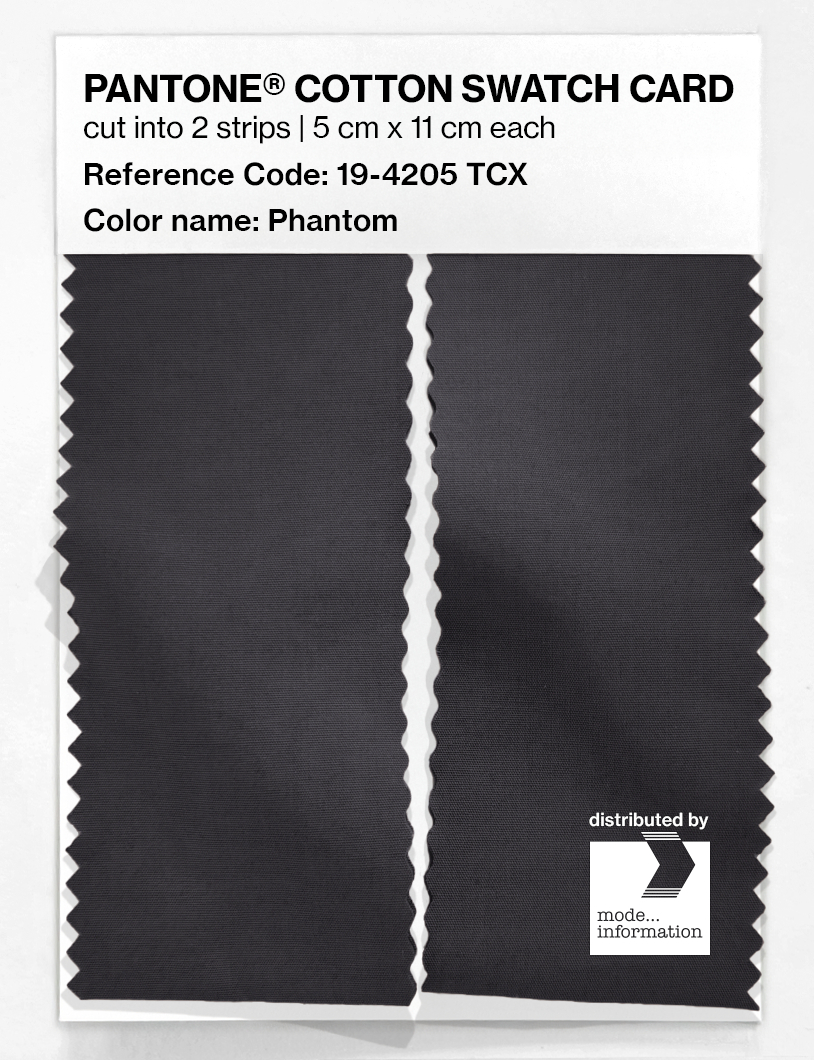Artikelbild 2 des Artikels “PANTONE® COTTON SWATCH CARD 19-4205 TCX Phantom “