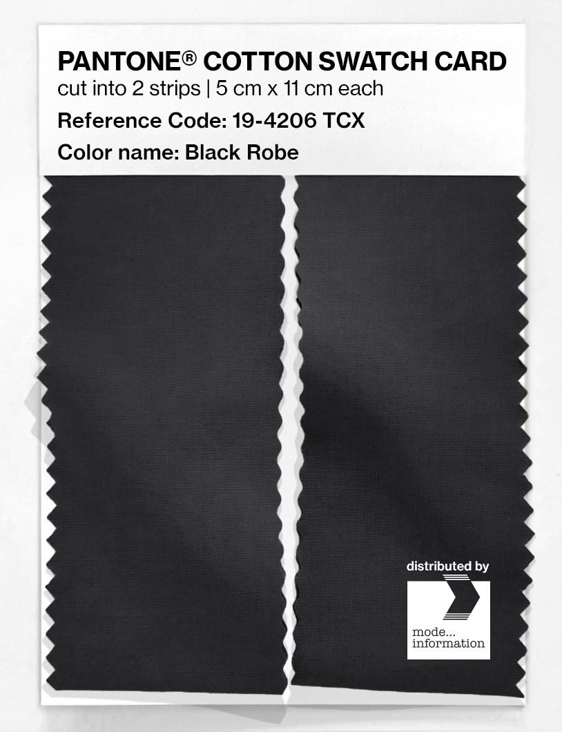 Artikelbild 2 des Artikels “PANTONE® COTTON SWATCH CARD 19-4206 TCX Black Robe “