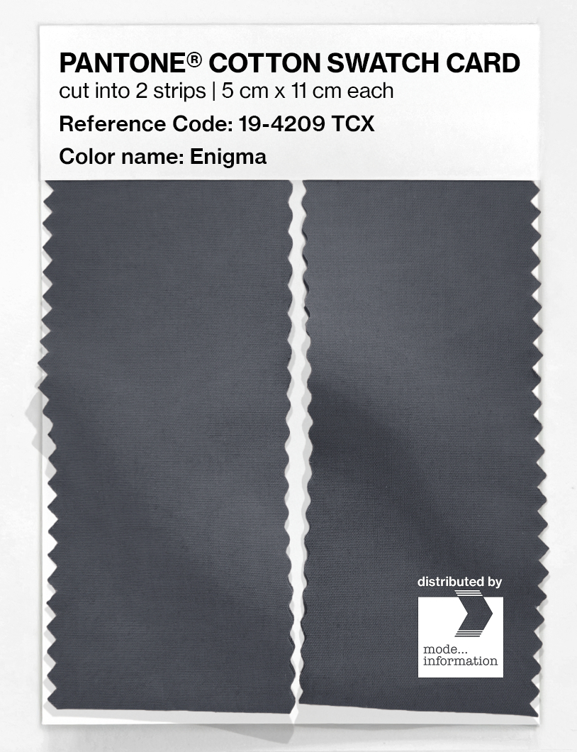 Artikelbild 2 des Artikels “PANTONE® COTTON SWATCH CARD 19-4209 TCX Enigma “