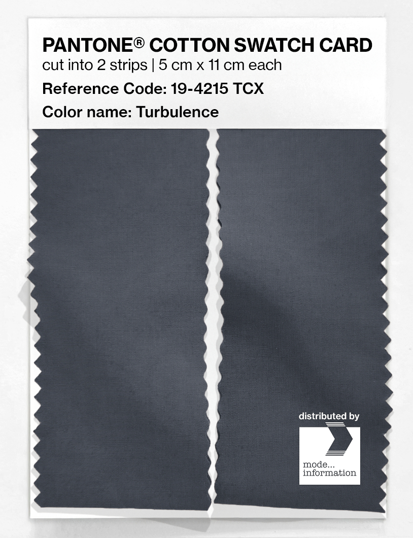 Artikelbild 2 des Artikels “PANTONE® COTTON SWATCH CARD 19-4215 TCX Turbulence “