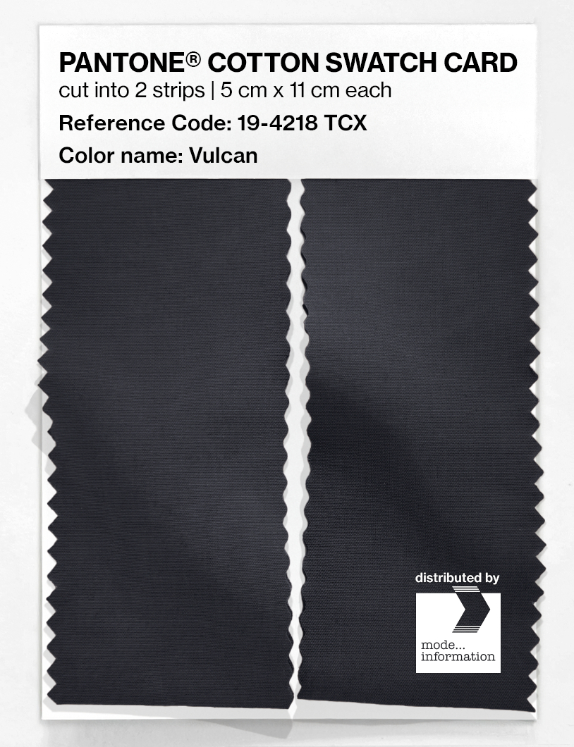 Artikelbild 2 des Artikels “PANTONE® COTTON SWATCH CARD 19-4218 TCX Vulcan “