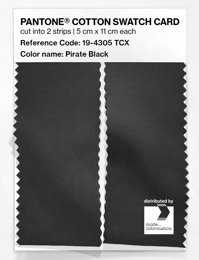 Artikelbild 2 des Artikels “PANTONE® COTTON SWATCH CARD 19-4305 TCX Pirate Black “