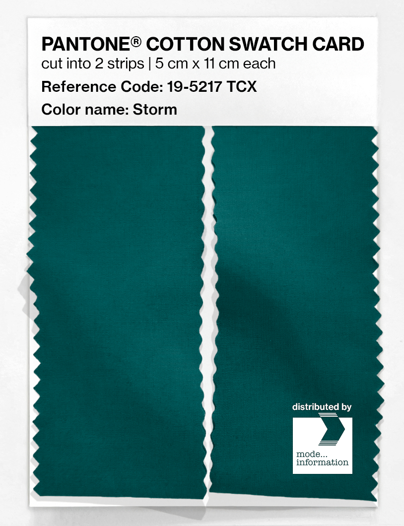 Artikelbild 2 des Artikels “PANTONE® COTTON SWATCH CARD 19-5217 TCX Storm “