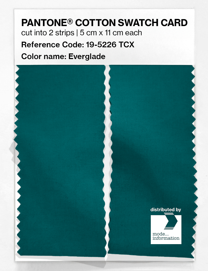 Artikelbild 2 des Artikels “PANTONE® COTTON SWATCH CARD 19-5226 TCX Everglade “