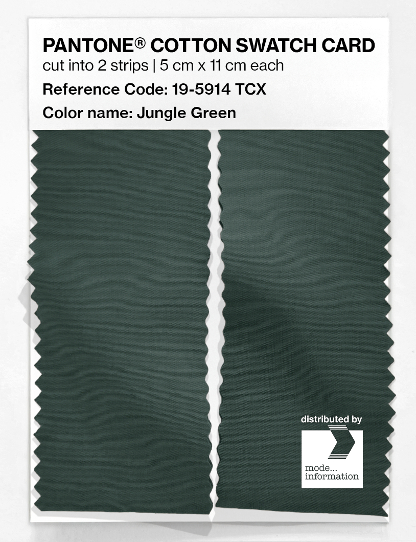 Artikelbild 2 des Artikels “PANTONE® COTTON SWATCH CARD 19-5914 TCX Jungle Green “
