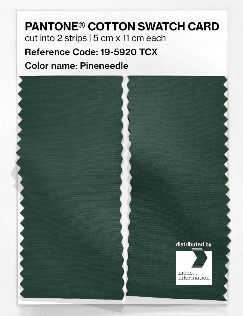 Artikelbild 2 des Artikels “PANTONE® COTTON SWATCH CARD 19-5920 TCX Pineneedle “