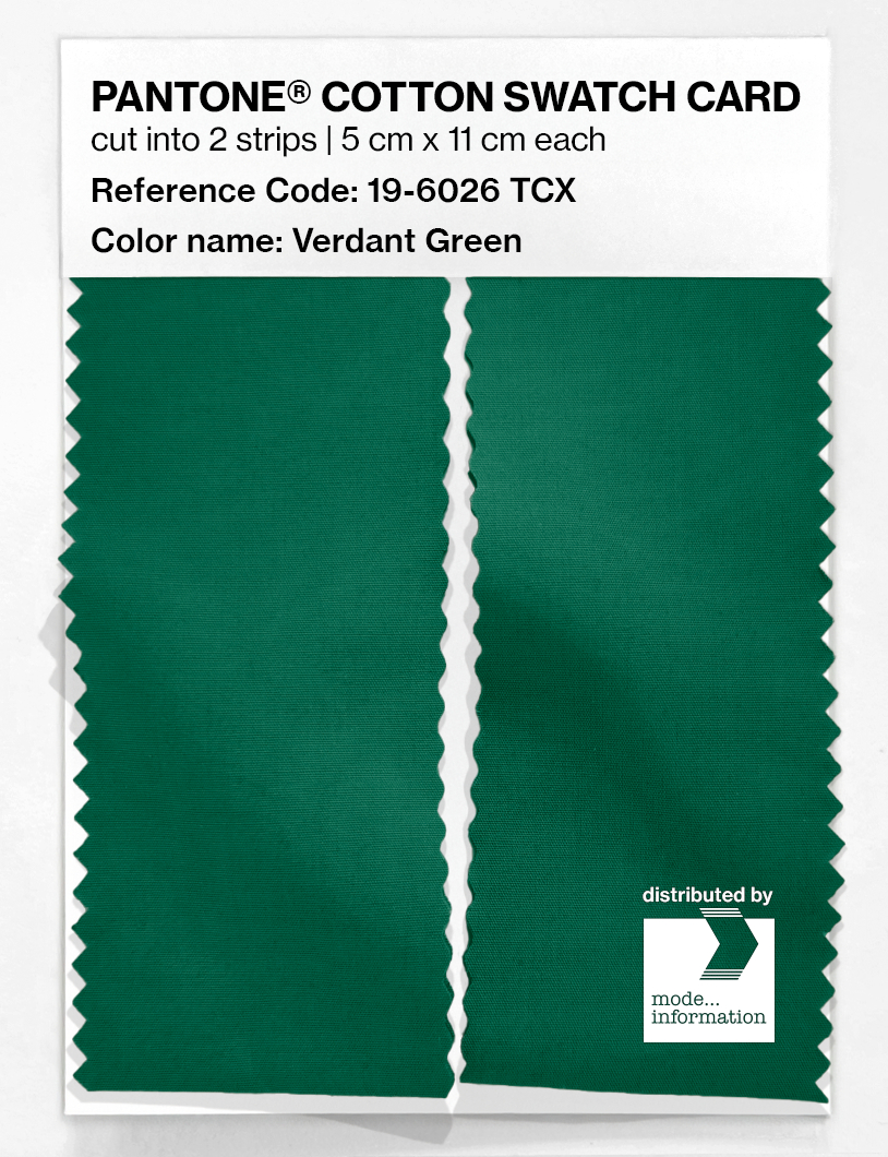 Artikelbild 2 des Artikels “PANTONE® COTTON SWATCH CARD 19-6026 TCX Verdant Green “