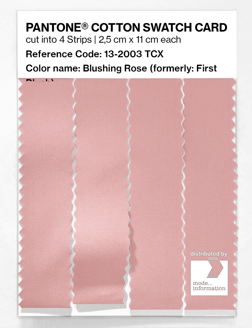Artikelbild 3 des Artikels “PANTONE® COTTON SWATCH CARD 13-2003 TCX First Blush “