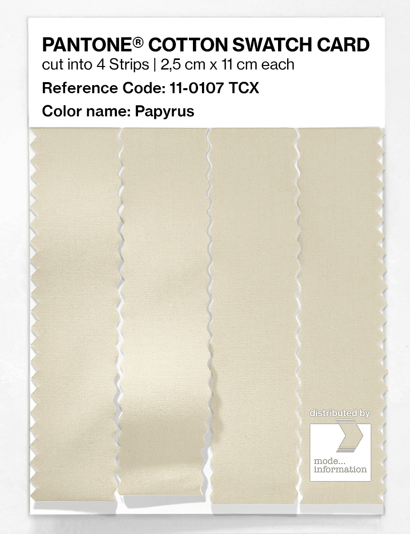 Artikelbild 3 des Artikels “PANTONE® COTTON SWATCH CARD 11-0107 TCX Papyrus “