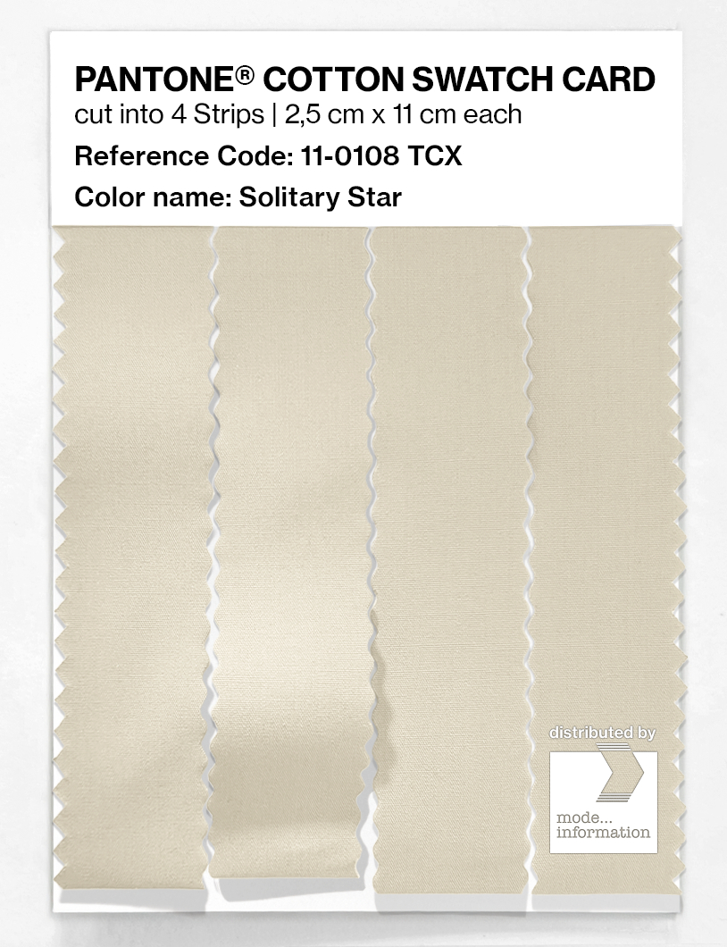 Artikelbild 3 des Artikels “PANTONE® COTTON SWATCH CARD 11-0108 TCX Solitary Star “