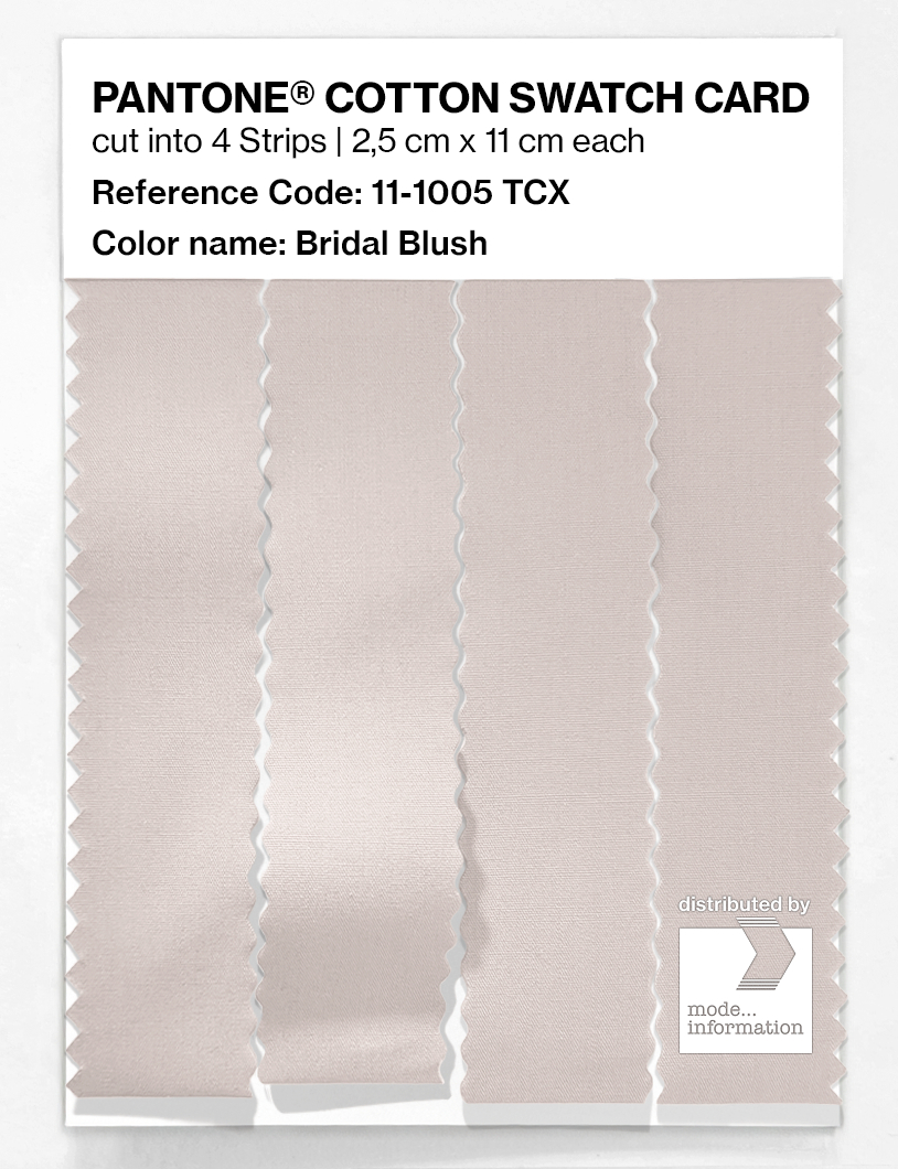 Artikelbild 3 des Artikels “PANTONE® COTTON SWATCH CARD 11-1005 TCX Bridal Blush “