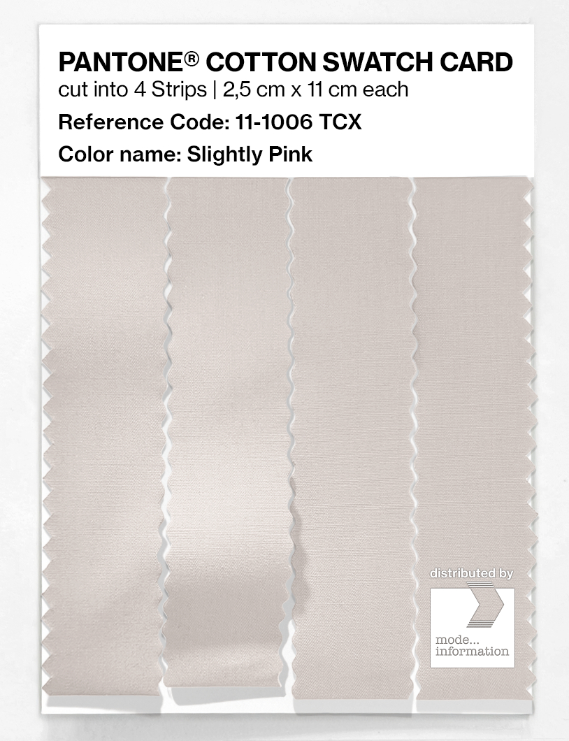 Artikelbild 3 des Artikels “PANTONE® COTTON SWATCH CARD 11-1006 TCX Slightly Pink “