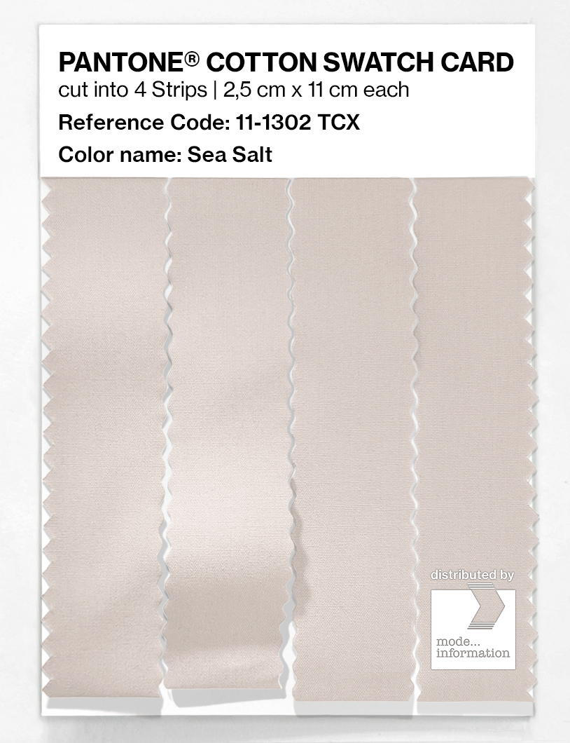 Artikelbild 3 des Artikels “PANTONE® COTTON SWATCH CARD 11-1302 TCX Sea Salt “