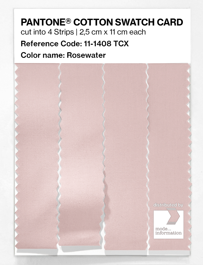 Product image 3 of the product “PANTONE® COTTON SWATCH CARD 11-1408 TCX Rosewater ”
