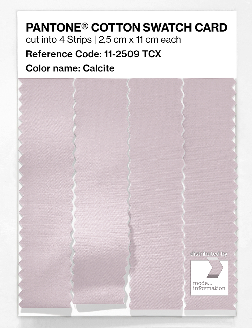 Product image 3 of the product “PANTONE® COTTON SWATCH CARD 11-2509 TCX Calcite ”