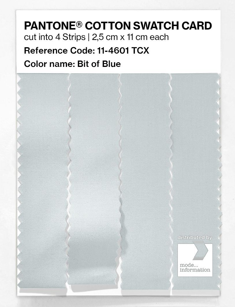 Product image 3 of the product “PANTONE® COTTON SWATCH CARD 11-4601 TCX Bit of Blue ”