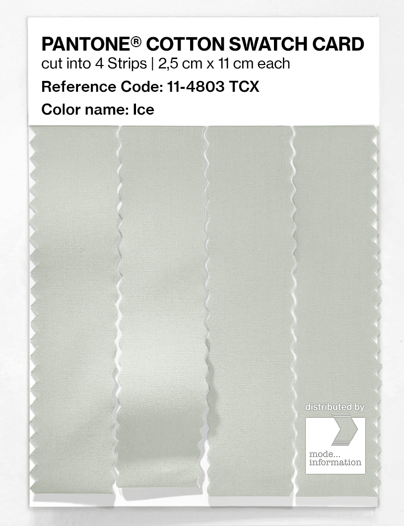 Artikelbild 3 des Artikels “PANTONE® COTTON SWATCH CARD 11-4803 TCX Ice “