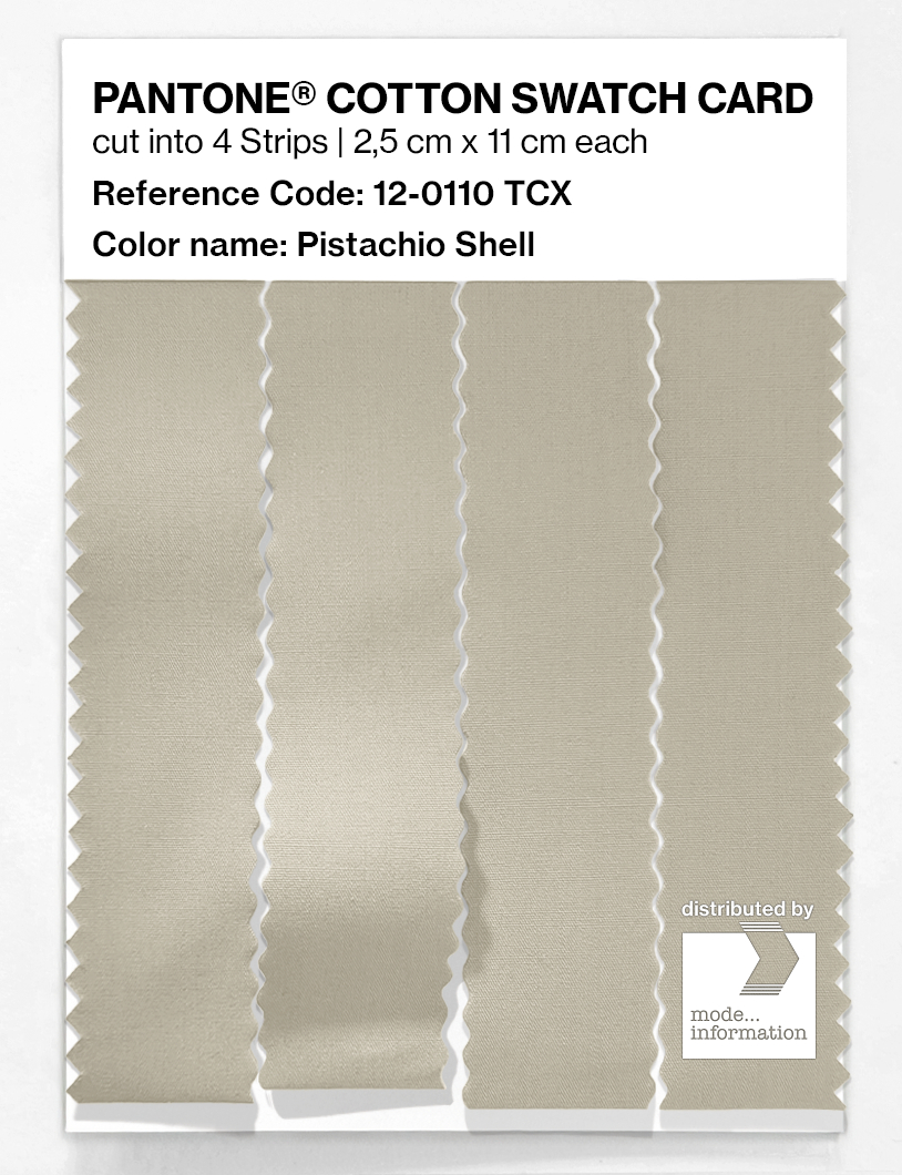 Artikelbild 3 des Artikels “PANTONE® COTTON SWATCH CARD 12-0110 TCX Pistachio Shell “