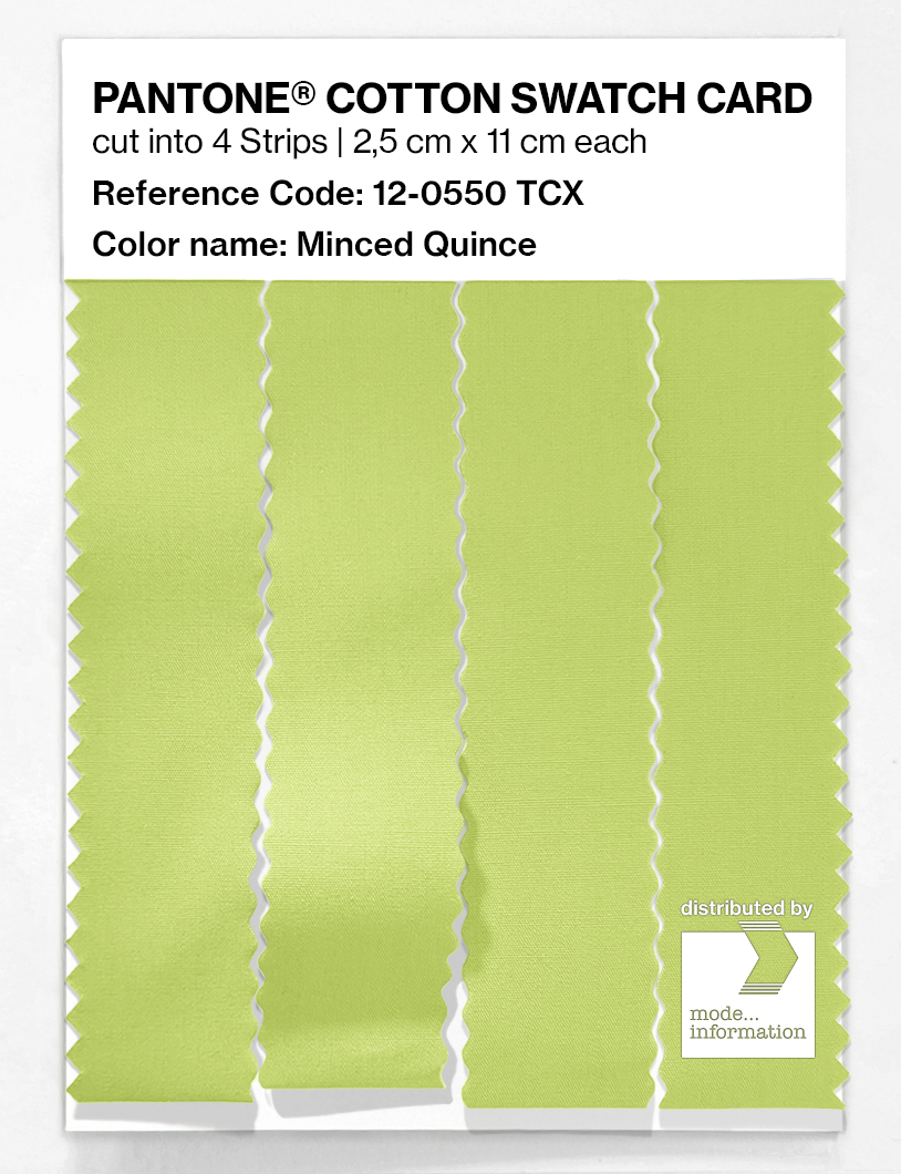 Artikelbild 3 des Artikels “PANTONE® COTTON SWATCH CARD 12-0550 TCX Minced Quince “