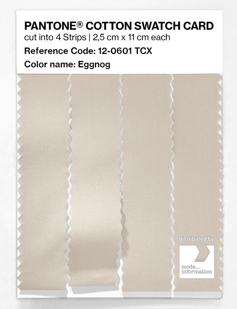 Artikelbild 3 des Artikels “PANTONE® COTTON SWATCH CARD 12-0601 TCX Eggnog “