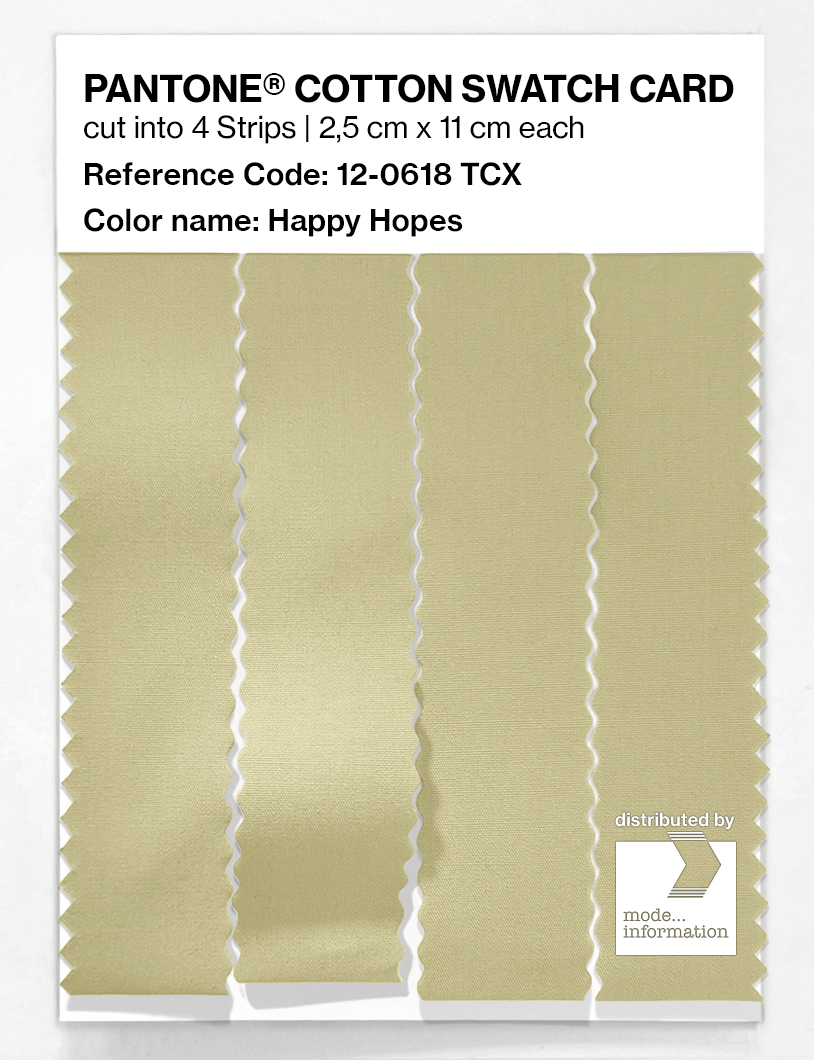 Artikelbild 3 des Artikels “PANTONE® COTTON SWATCH CARD 12-0618 TCX Happy Hopes “
