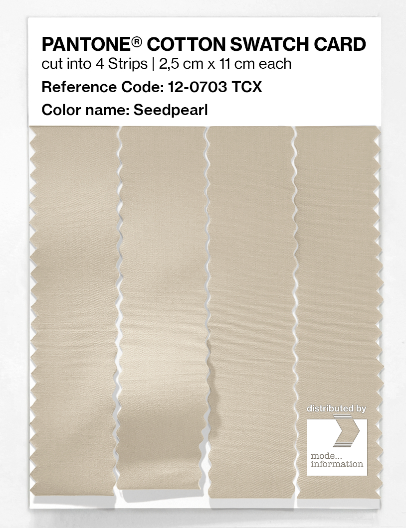 Artikelbild 3 des Artikels “PANTONE® COTTON SWATCH CARD 12-0703 TCX Seedpearl “