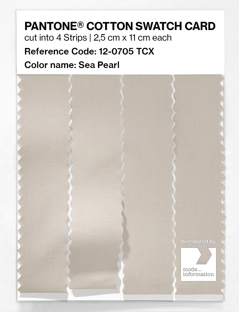 Artikelbild 3 des Artikels “PANTONE® COTTON SWATCH CARD 12-0705 TCX Sea Pearl “