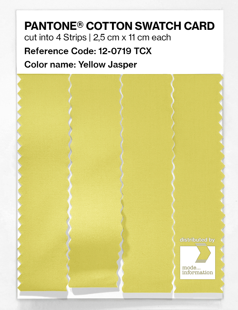 Artikelbild 3 des Artikels “PANTONE® COTTON SWATCH CARD 12-0719 TCX Yellow Jasper “