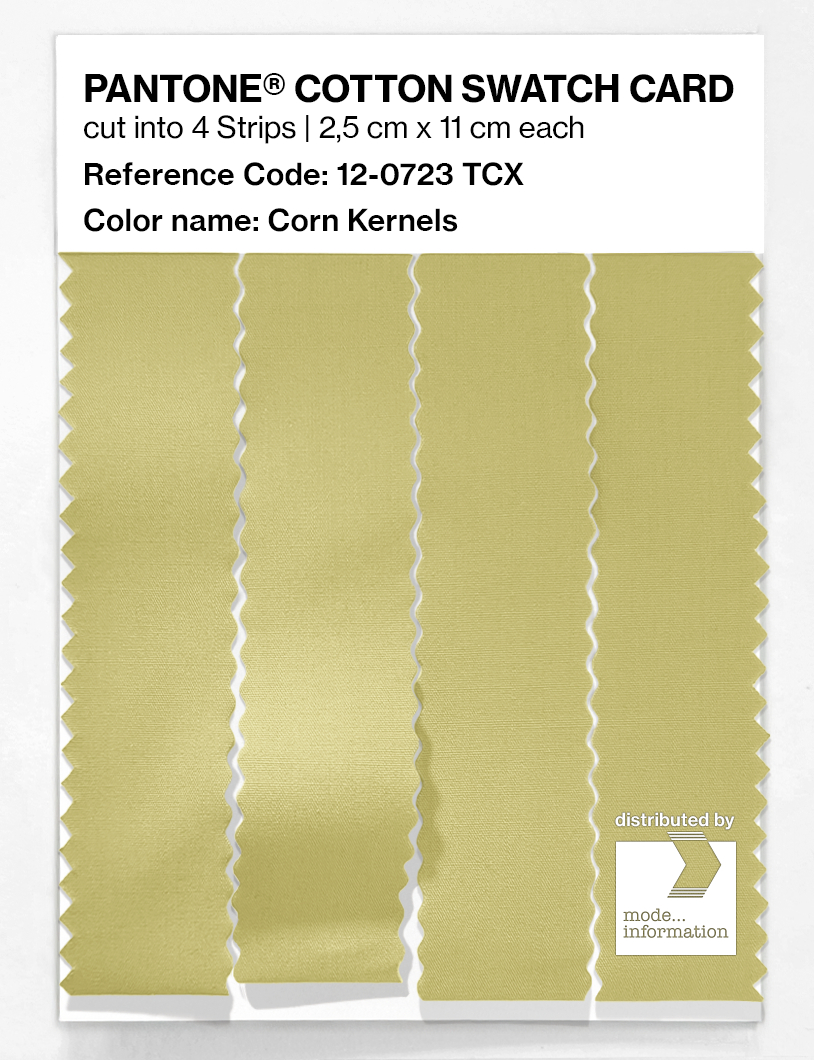 Artikelbild 3 des Artikels “PANTONE® COTTON SWATCH CARD 12-0723 TCX Corn Kernels “