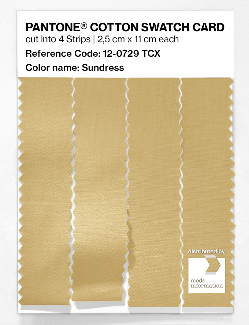 Artikelbild 3 des Artikels “PANTONE® COTTON SWATCH CARD 12-0729 TCX Sundress “