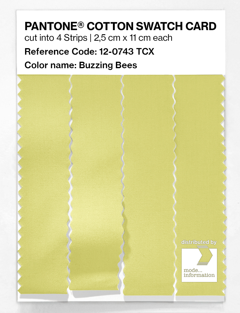 Artikelbild 3 des Artikels “PANTONE® COTTON SWATCH CARD 12-0743 TCX Buzzing Bees “