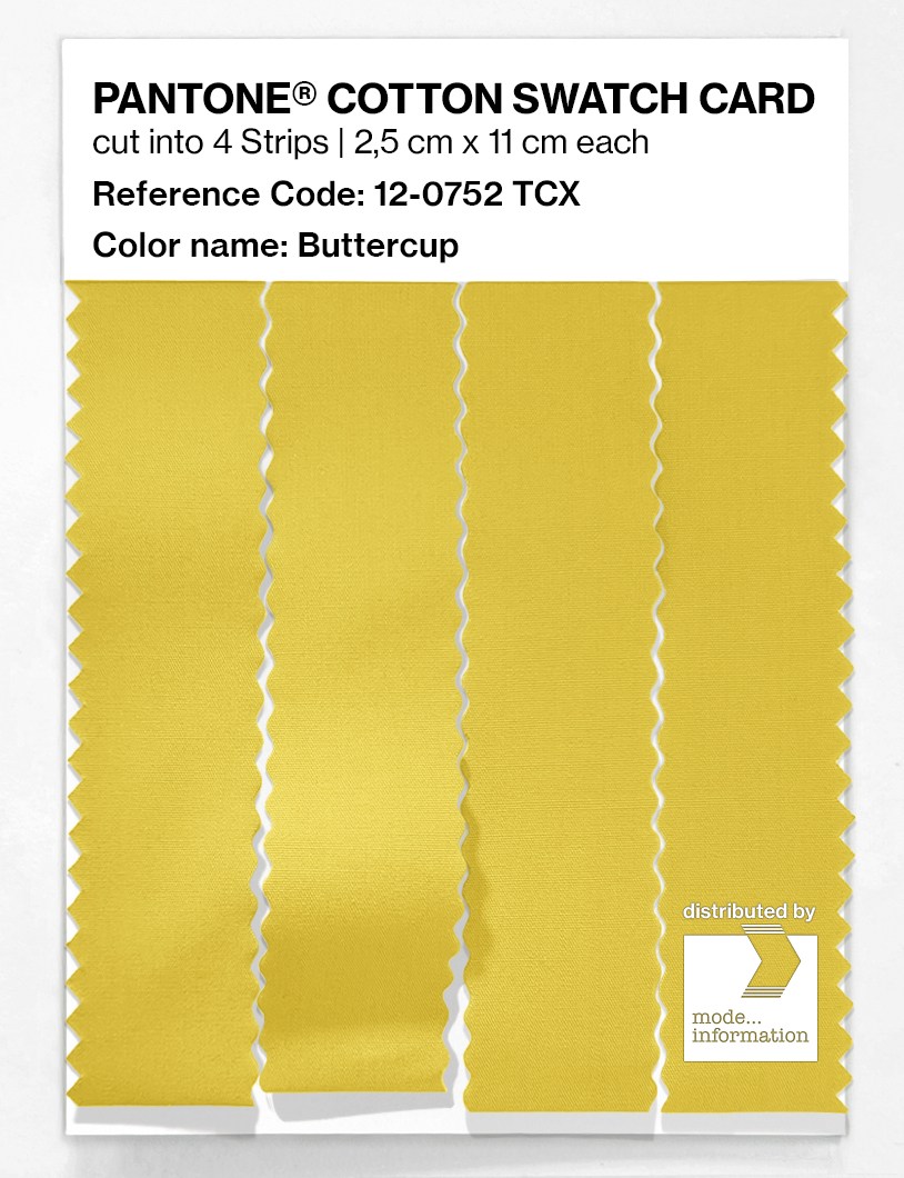 Artikelbild 3 des Artikels “PANTONE® COTTON SWATCH CARD 12-0752 TCX Buttercup “