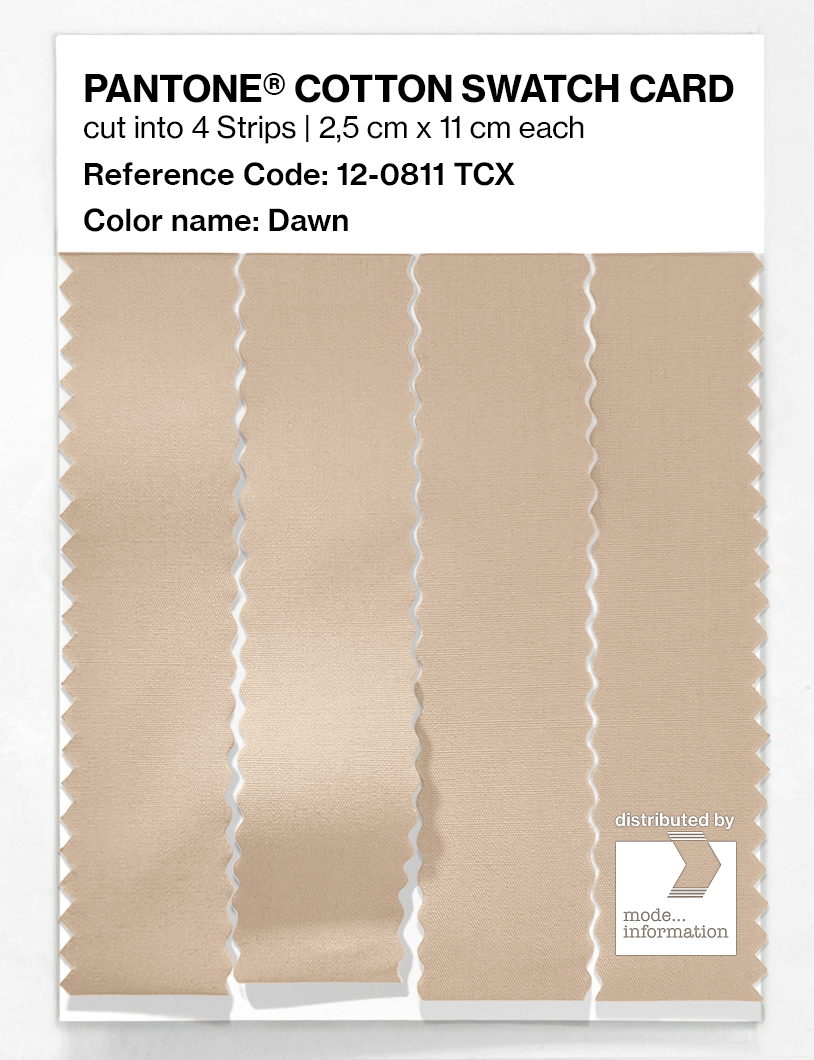 Artikelbild 3 des Artikels “PANTONE® COTTON SWATCH CARD 12-0811 TCX Dawn “