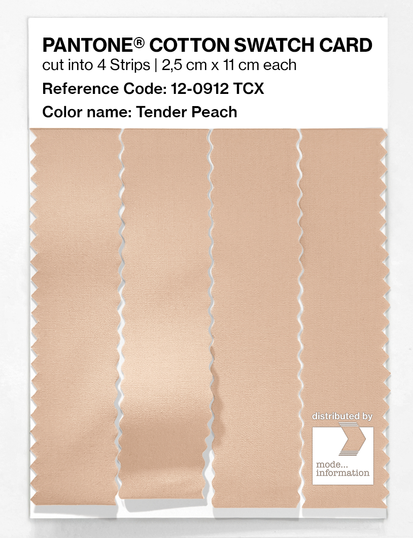 Artikelbild 3 des Artikels “PANTONE® COTTON SWATCH CARD 12-0912 TCX Tender Peach “