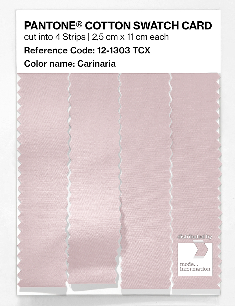 Product image 3 of the product “PANTONE® COTTON SWATCH CARD 12-1303 TCX Carinaria ”
