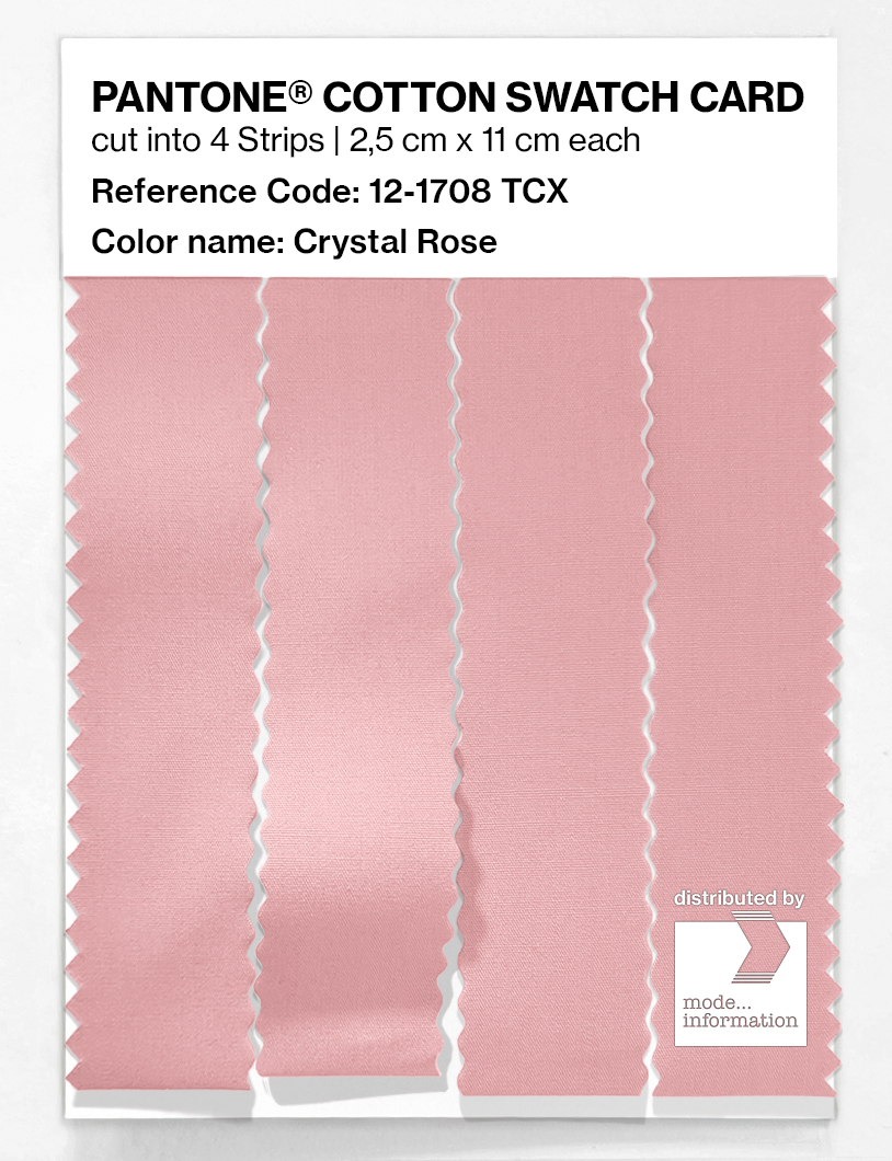 Artikelbild 3 des Artikels “PANTONE® COTTON SWATCH CARD 12-1708 TCX Crystal Rose “