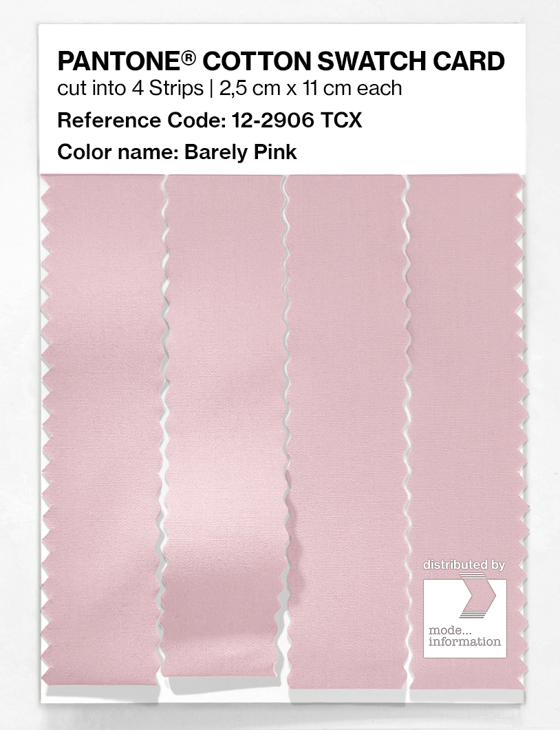 Artikelbild 3 des Artikels “PANTONE® COTTON SWATCH CARD 12-2906 TCX Barely Pink “