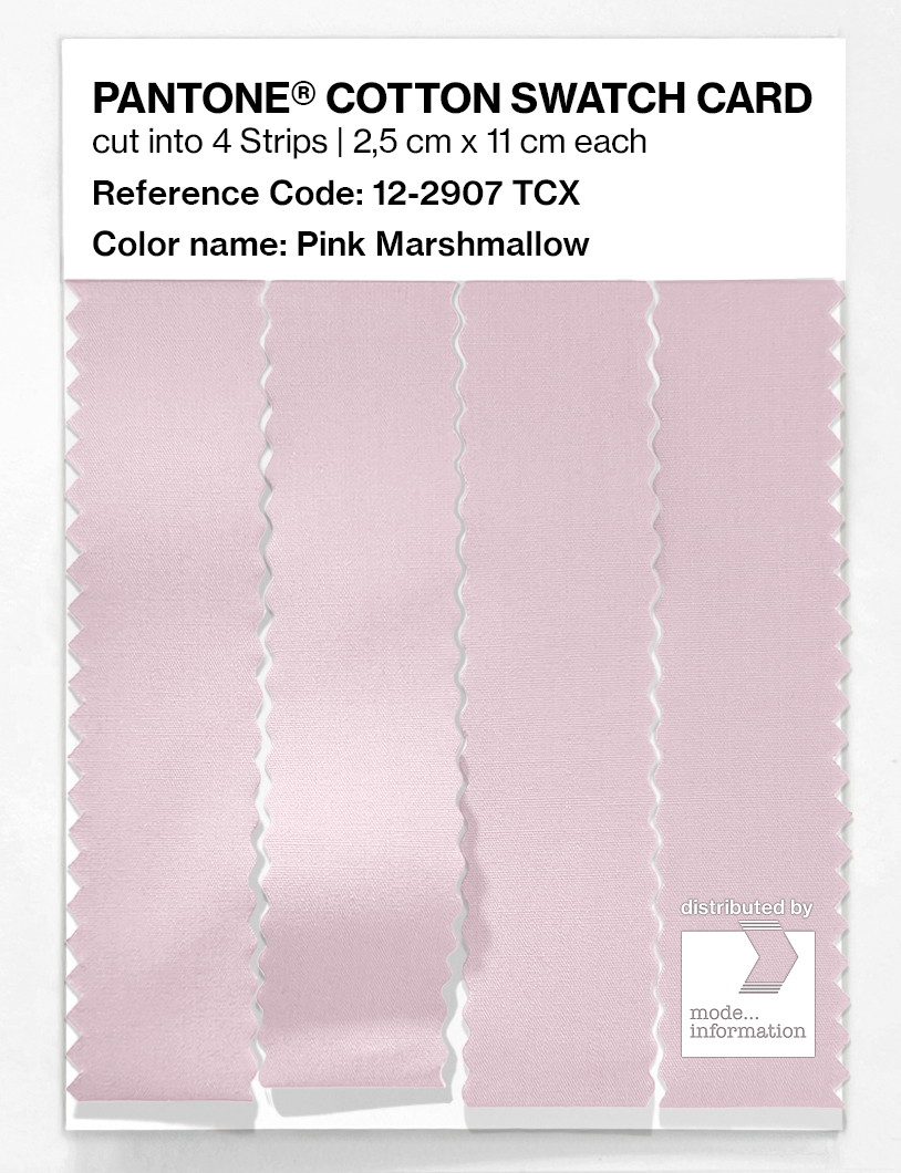 Artikelbild 3 des Artikels “PANTONE® COTTON SWATCH CARD 12-2907 TCX Pink Marshmallow “