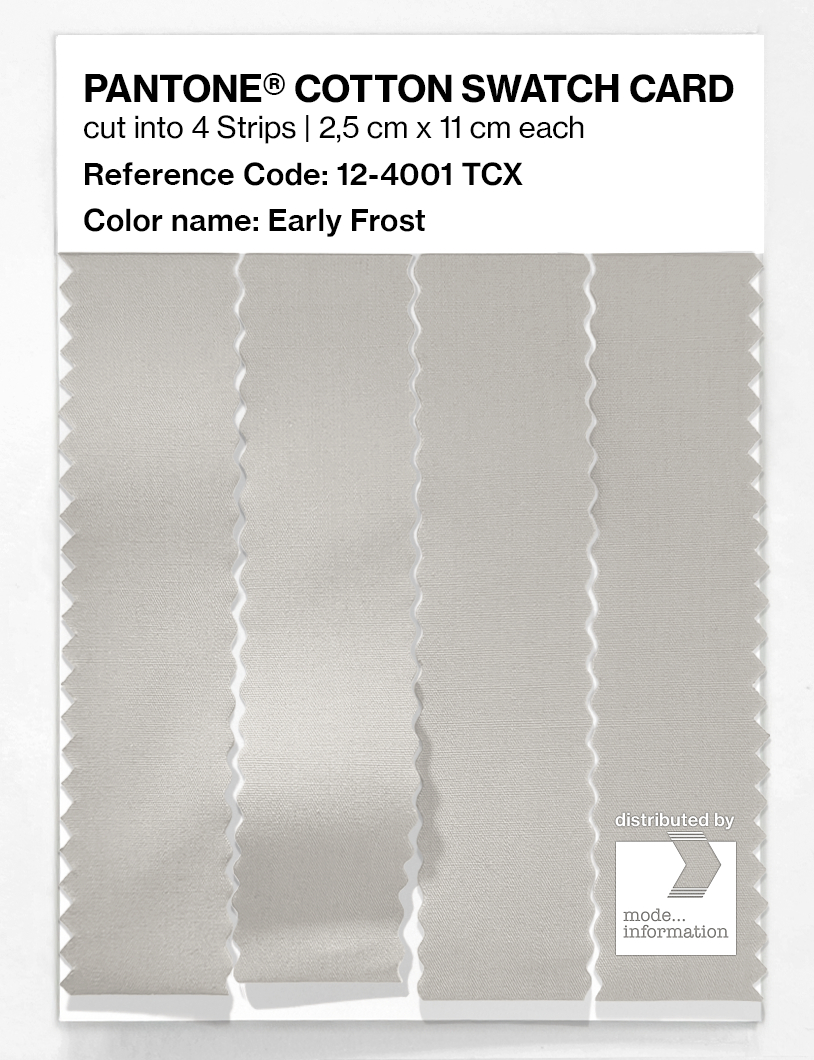 Artikelbild 3 des Artikels “PANTONE® COTTON SWATCH CARD 12-4001 TCX Early Frost “
