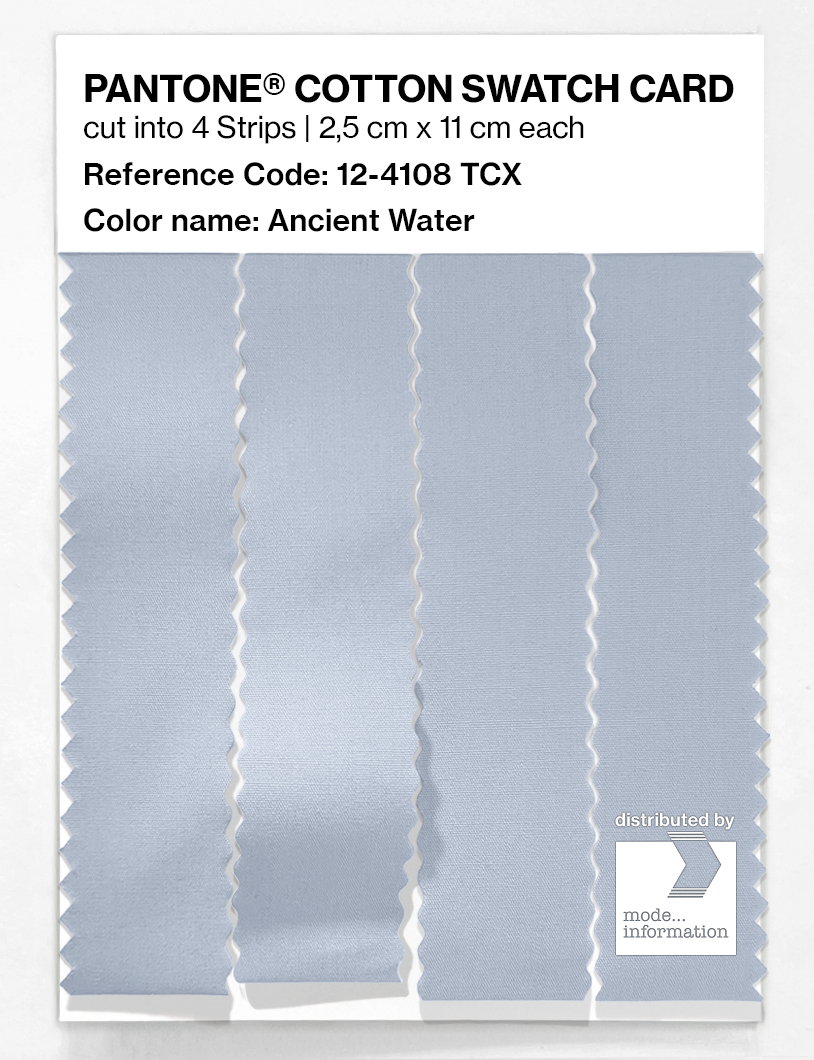 Artikelbild 3 des Artikels “PANTONE® COTTON SWATCH CARD 12-4108 TCX Ancient Water “