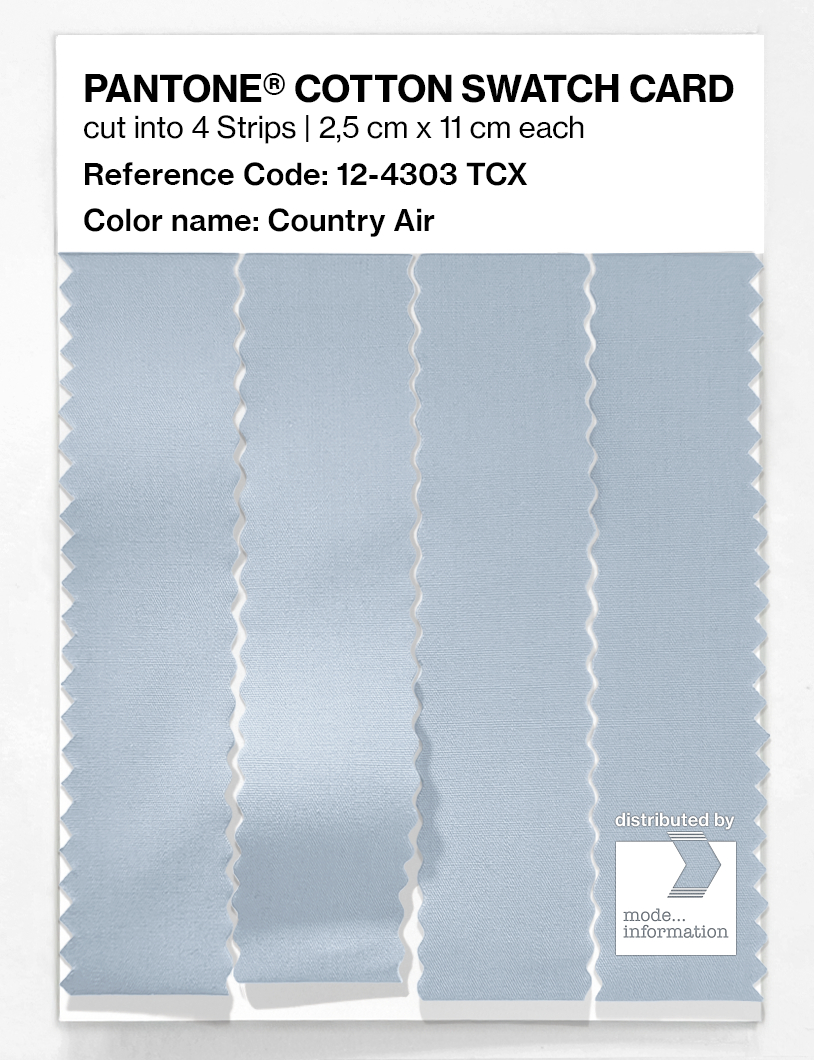 Artikelbild 3 des Artikels “PANTONE® COTTON SWATCH CARD 12-4303 TCX Country Air “