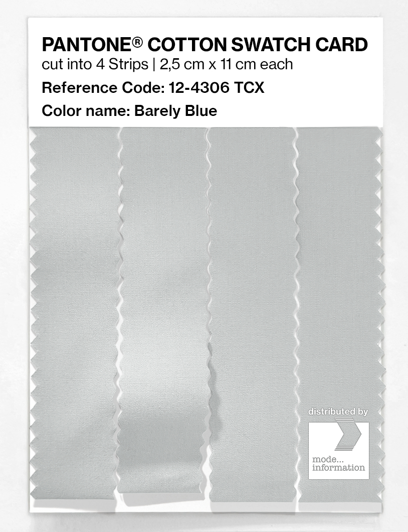 Artikelbild 3 des Artikels “PANTONE® COTTON SWATCH CARD 12-4306 TCX Barely Blue “