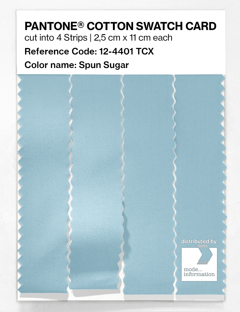 Artikelbild 3 des Artikels “PANTONE® COTTON SWATCH CARD 12-4401 TCX Spun Sugar “