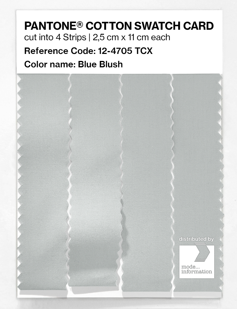 Artikelbild 3 des Artikels “PANTONE® COTTON SWATCH CARD 12-4705 TCX Blue Blush “