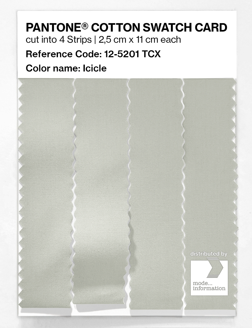 Artikelbild 3 des Artikels “PANTONE® COTTON SWATCH CARD 12-5201 TCX Icicle “