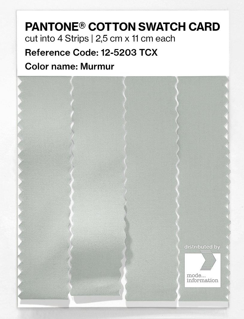 Product image 3 of the product “PANTONE® COTTON SWATCH CARD 12-5203 TCX Murmur ”